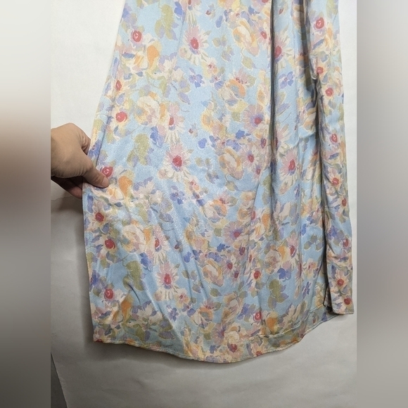 SOMETHING NAVY DRESS FLORAL Blue - Picture 11 of 15